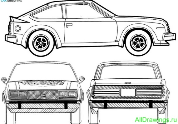 AMC Spirit AMX Coupe (1980) (AMC Spirit AMX Coupe (1980)) - drawings (drawings) of the car
